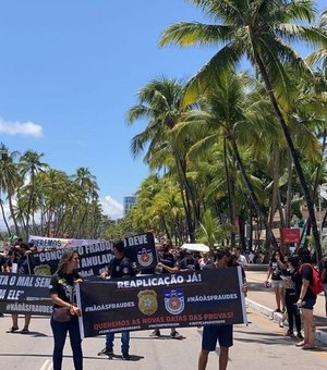 Concurseiros pedem reaplicação das provas dos concursos das Polícias Militar e Civil de Alagoas