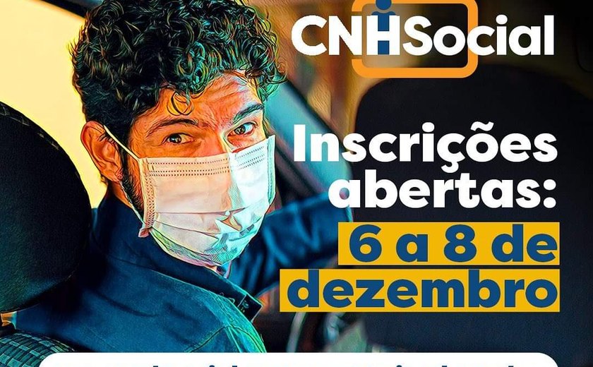 Em apenas dois dias, programa CNH Social já contabiliza sete mil pessoas inscritas