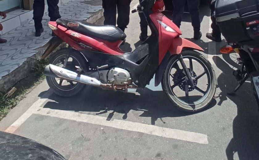 Moto com queixa de roubo é recuperada pela SMTT e Guarda Municipal de União dos Palmares