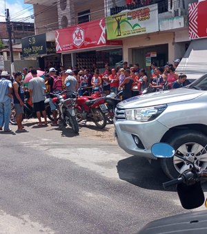 Motociclista é ferida em acidente no Centro de União dos Palmares