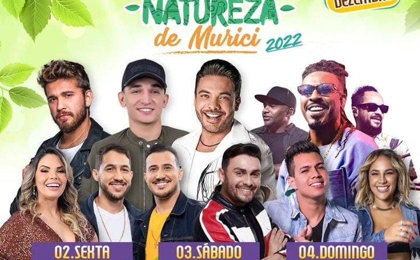 Confira a programação dos três dias da Festa da Natureza de Murici