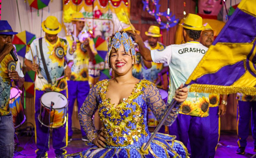 Com apoio do Governo de Alagoas, Escolas de Samba do Estado desfilam até a Quarta-feira de Cinzas