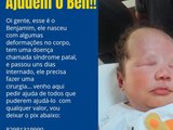 Família pede ajuda para bebê que necessita de cirurgia