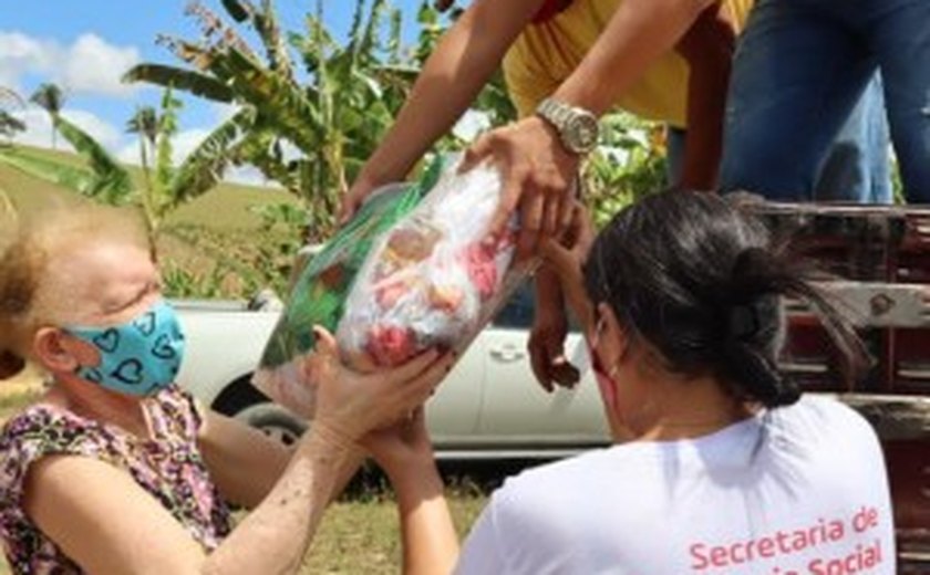 Assistência Social de Satana do Mundaú realiza entrega de 308 cestas básicas às comunidades quilombolas