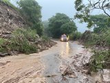 Fortes chuvas provocam rompimento de barragem e queda de barreiras em Palmeira dos Índios