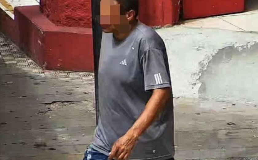 Foragido da Justiça é preso no Centro de Maceió após ser flagrado por câmeras de segurança