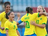 Marta faz 2 e Brasil goleia a China na estreia das Olimpíadas