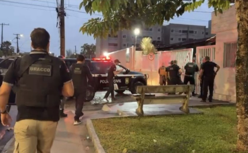 Polícia Civil deflagra nova fase da Operação Cerco Fechado e prende mais de 10 suspeitos em Alagoas