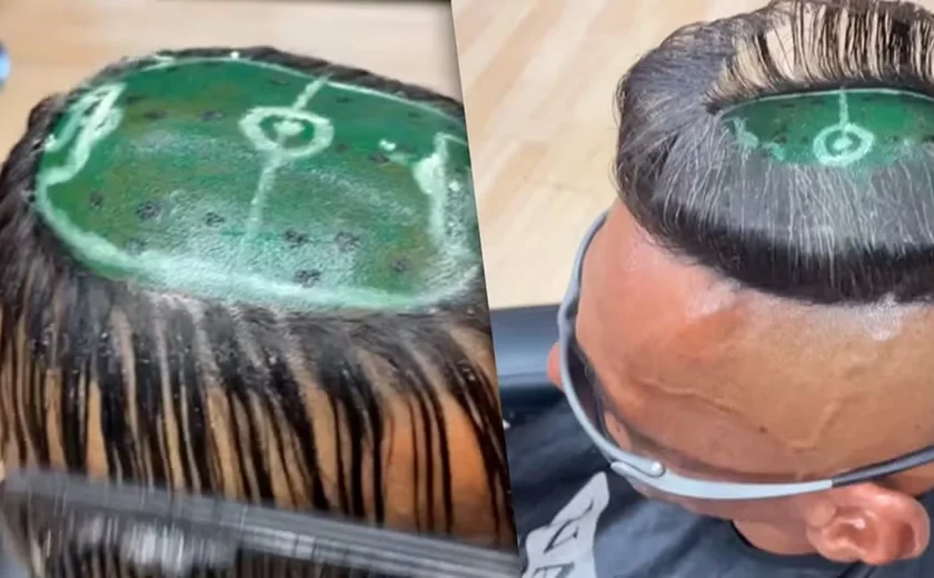 Criador do 'Corte Maracanã' conta que demora quase 2 horas para montar cabelo e não cobra pelos exóticos