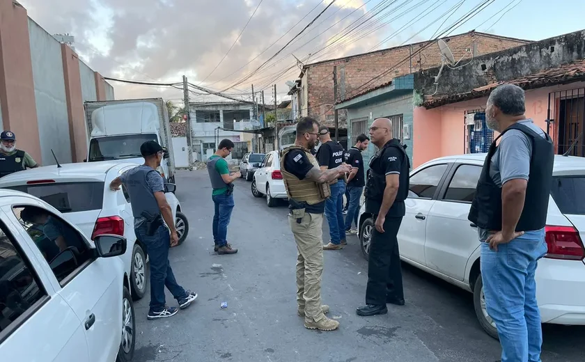 Sete pessoas suspeitas de homicídios são presas durante operação em Maceió