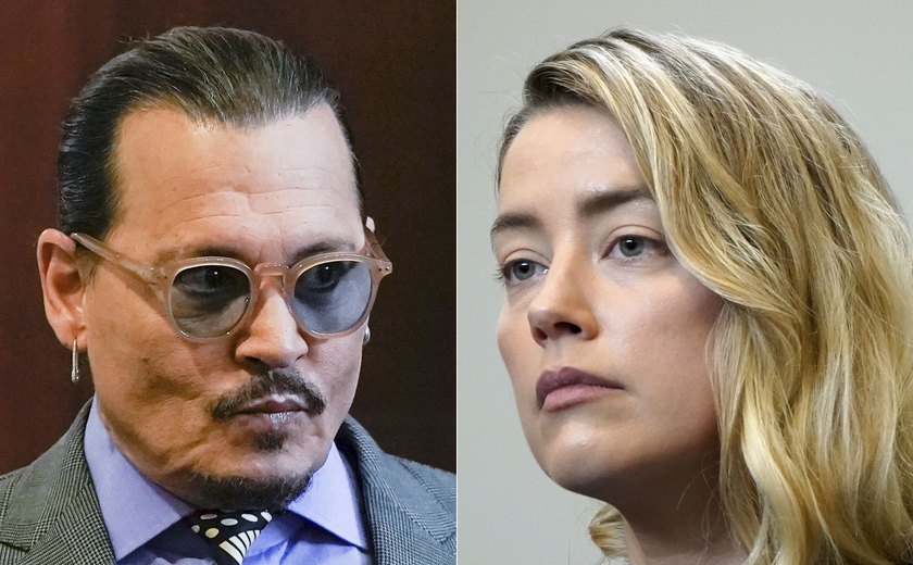 Amber Heard se emociona ao ler mensagens de Johnny Depp desejando sua morte