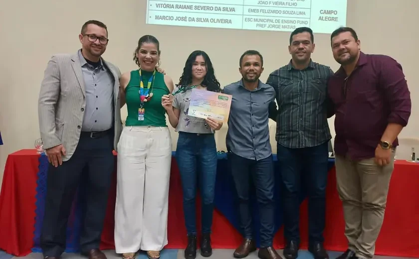 Aluna da rede municipal de Branquinha participa da premiação da OBMEP