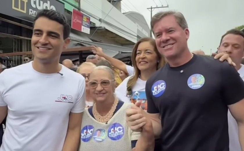 Pré-campanha de JHC percorre duas cidades e recebe apoio da ex-prefeita Leopoldina Amorim