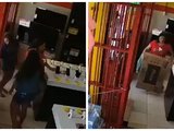 Mulheres são flagradas por câmera de segurança furtando ﻿eletrônicos de um supermercado em União dos Palmares