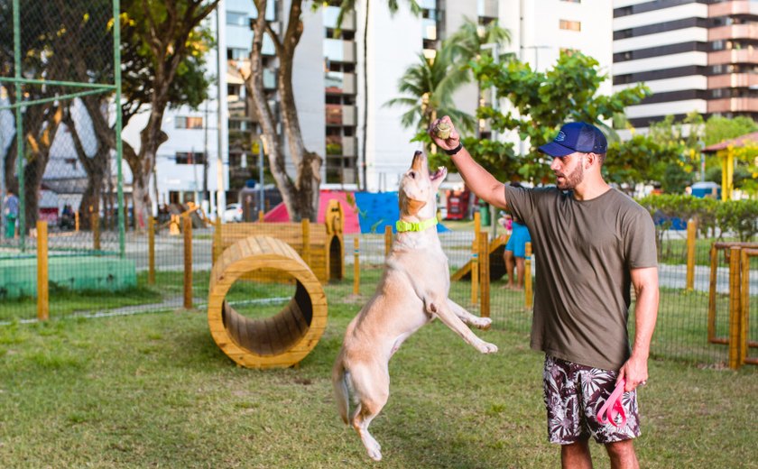 Prefeitura de Maceió constrói parque canino para convívio coletivo de pets