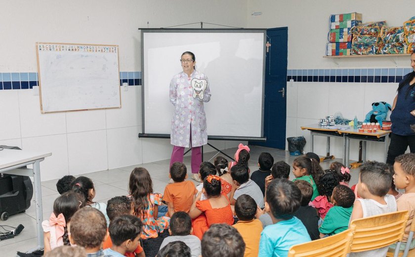 Prefeitura de Ibateguara leva saúde bucal a alunos da Escola Roselene Maria da Silva