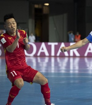 Seleção brasileira goleia Vietnã na estreia da Copa do Mundo de futsal