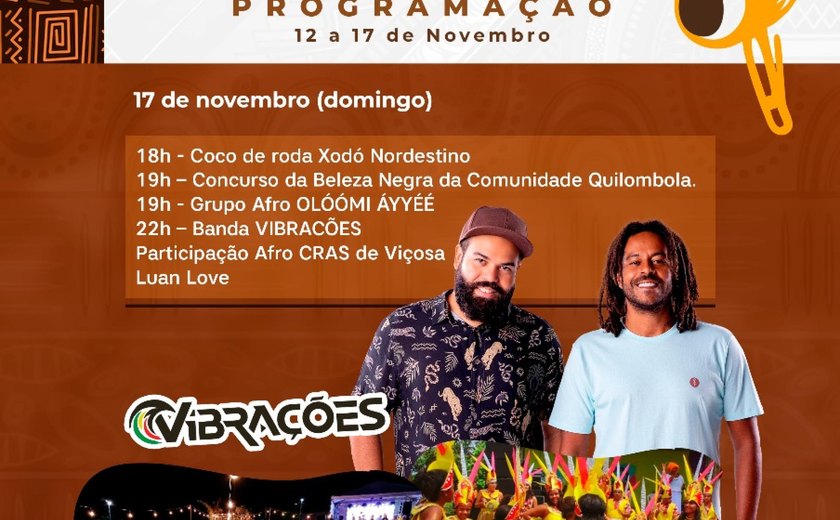 Muquém Cultural celebra a Consciência Negra com programação diversificada em União dos Palmares