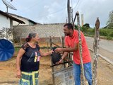 Vereador Nego das Brenhas realiza entrega de peixes em Santana do Mundaú