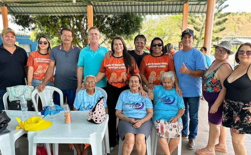 Prefeitura de Ibateguara promove confraternização para os idosos do grupo Amar a Vida