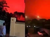 Vídeo: Céu fica vermelho na China e causa pânico em moradores