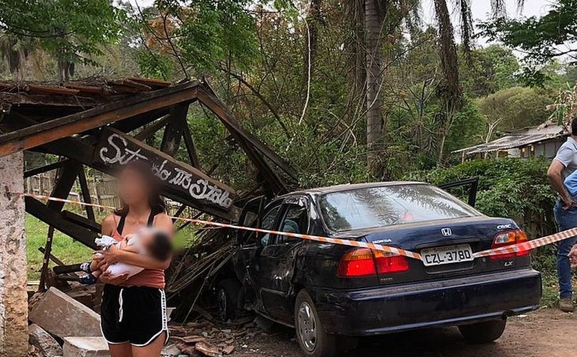 Motorista bêbado invade ponto de ônibus e mata crianças e bebê