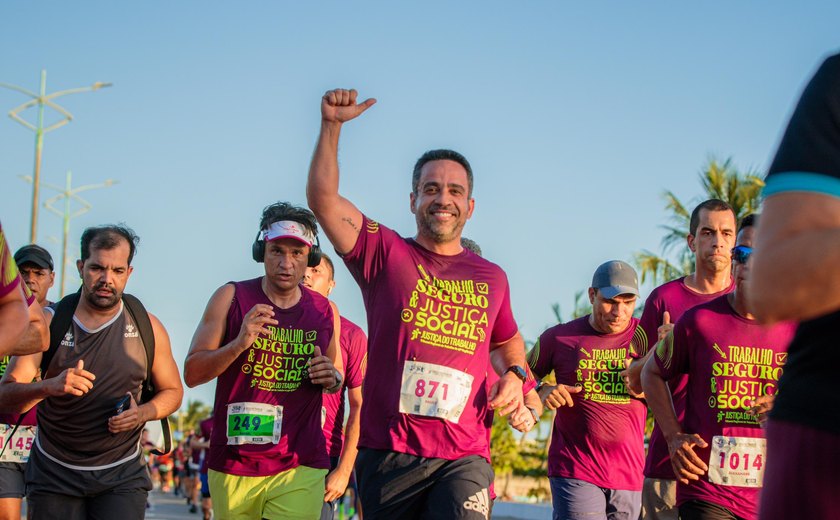 Paulo Dantas participa da 7ª Edição da Corrida Trabalho Seguro do TRT-19
