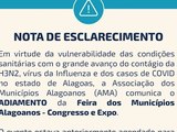 Feira dos Municípios é adiada devido ao avanço no contágio da Covid-19 e Influenza