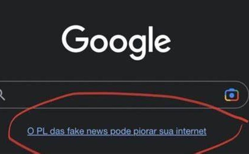 Google é obrigada a retirar link contra PL das Fake News