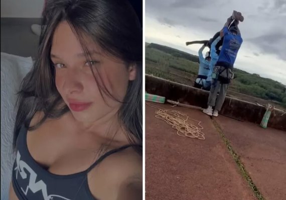 Jovem morre ao saltar de ponte sem corda de segurança; três são presos