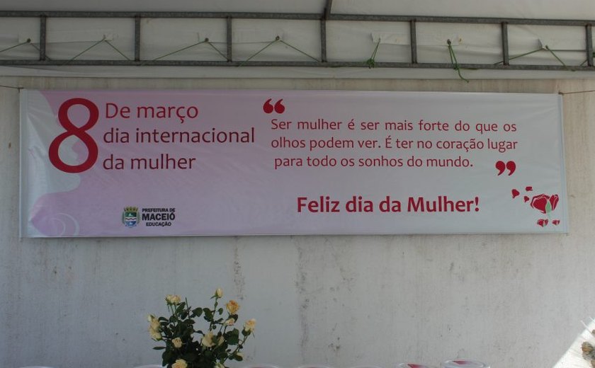 Dia Internacional da Mulher: Educação de Maceió realiza atividades especiais em alusão à data