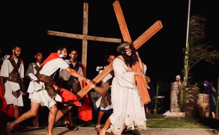 Encenação da Paixão de Cristo reuniu grande público em Palmeira dos Índios