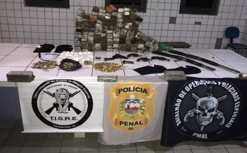 Mais de 70 kg de maconha são apreendidos em operação policial em Maceió