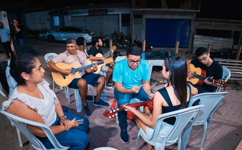 Prefeito Júnior Menezes lança projeto “Vem Tocar Comigo” e leva aulas de música para as comunidades de União dos Palmares