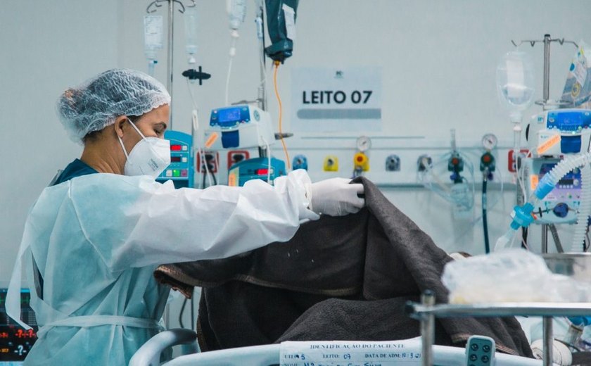 Dos leitos exclusivos para pacientes com Covid-19, apenas 9% estão ocupados