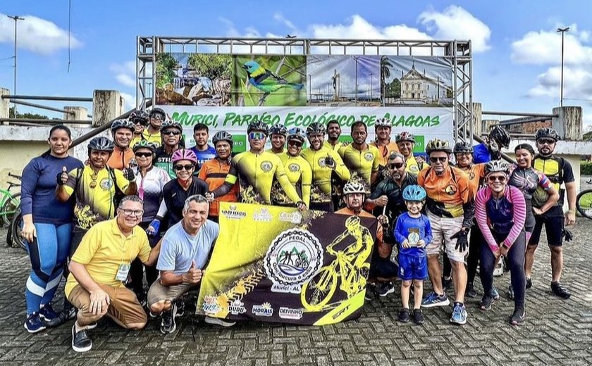 Emoção e energia marcam a terceira edição da Pedalada Ecológica de Murici