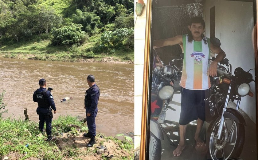 Corpo de homem conhecido como 'Val' é encontrado no rio em Santana do Mundaú