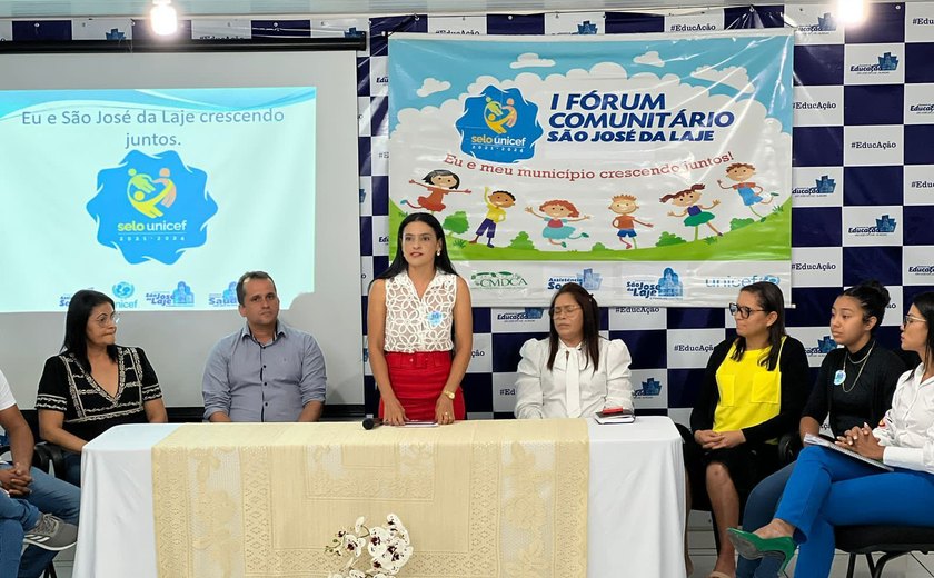 1º Fórum Comunitário do Selo Unicef é realizado em São José da Laje