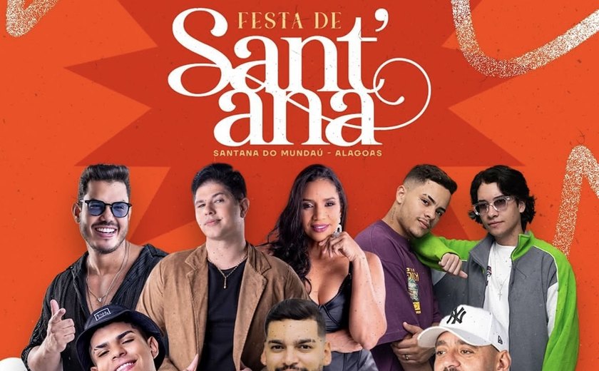 Prefeitura de Santana do Mundaú anuncia programação da Festa de Sant’Ana