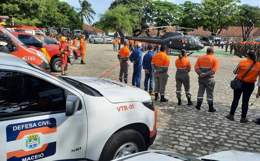 Defesa Civil coordena simulado nos bairros atingidos pelo afundamento do solo