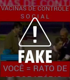 Desmaios mostrados em vídeo não foram provocados por vacina