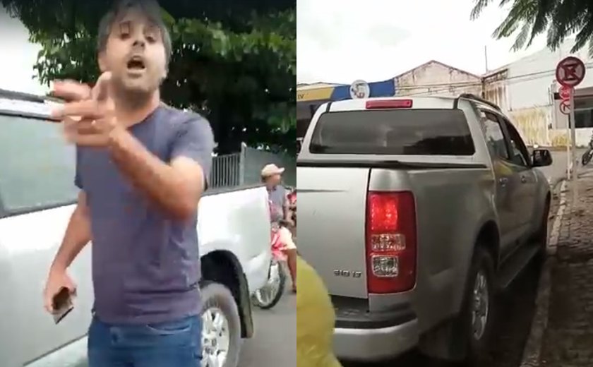 Vídeo mostra suposta ameaça de diretor da SIMA de Maceió a agente da SMTT de União dos Palmares