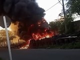 Incêndio em depósito de pneus assusta moradores no Tabuleiro do Martins