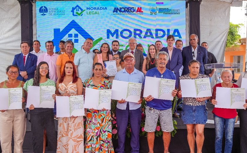 Programa Moradia Legal realiza cerimônia de entrega de 280 titularidades em Ibateguara