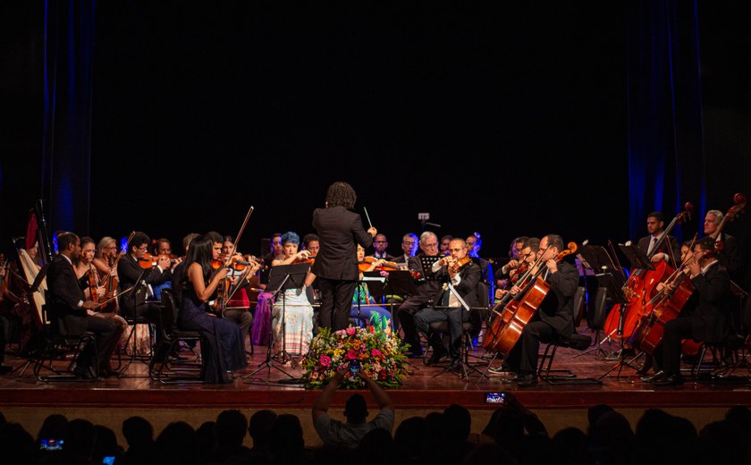 Orquestra Filarmônica de Alagoas abre estação das flores com espetáculo no Teatro Deodoro