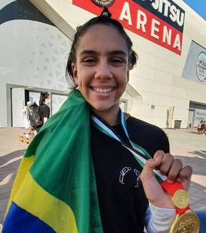 Alagoana de 11 anos vence Campeonato Mundial de Jiu Jitsu em Abu Dhabi