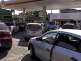 Gasolina por metade do preço na Argentina gera fila de brasileiros