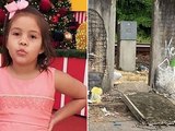 Em estado grave na UTI, menina atingida por placa de concreto no Recife se comunica por gestos