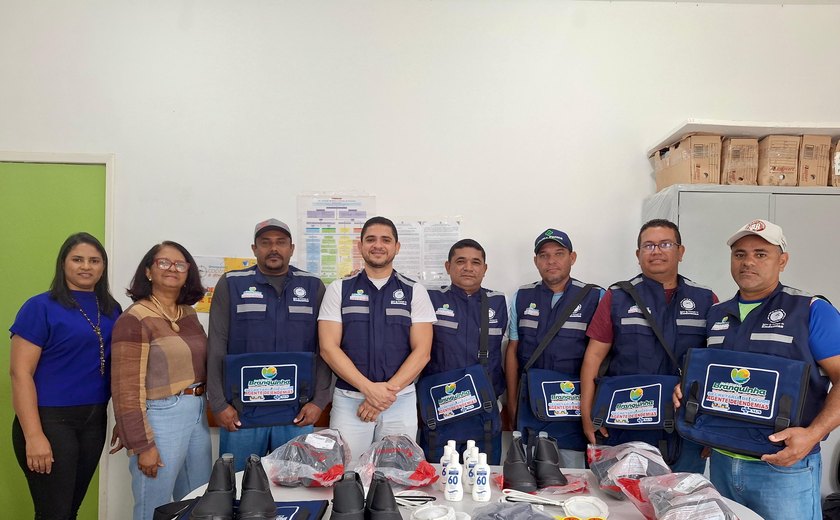 Prefeitura de Branquinha entrega novos fardamentos e EPIs aos Agentes de Saúde, Endemias e Vigilância Sanitária