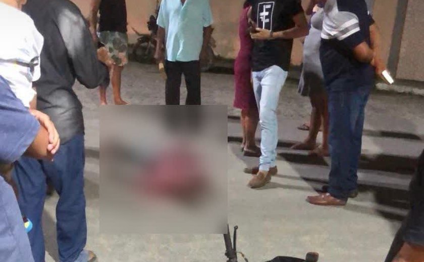 Homem fica ferido em acidente de moto em São José da Laje